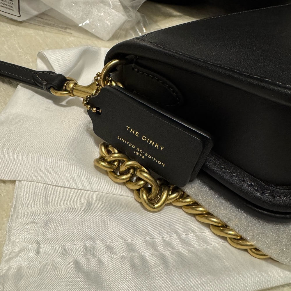 Coach Black Leather Bag - Picture 7 of 9